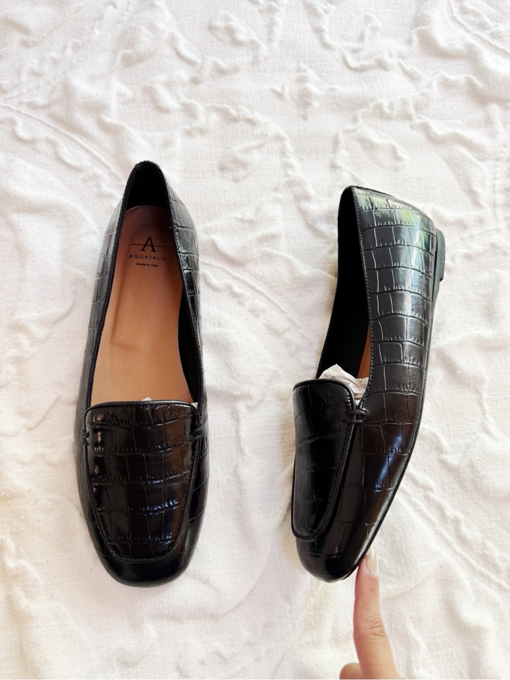 Aquatalia Judie Luxe Croc
Embossed Flat Size 7.5 New - Picture 8 of 8